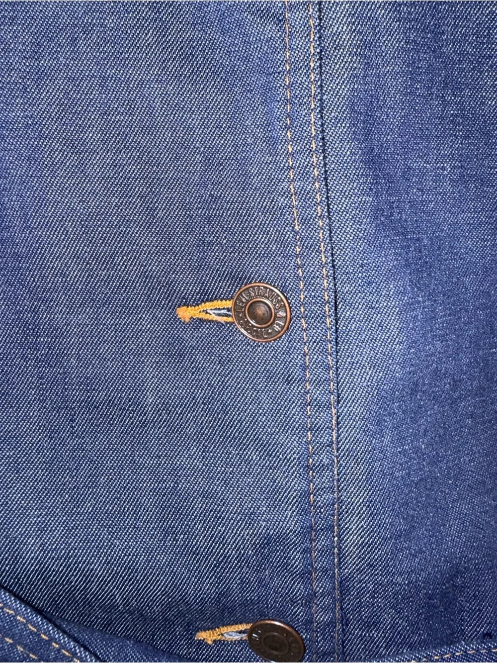 Vintage Levi’s Made in USA Denim Trench Coat Dress M | Denim Duster Trench EUC